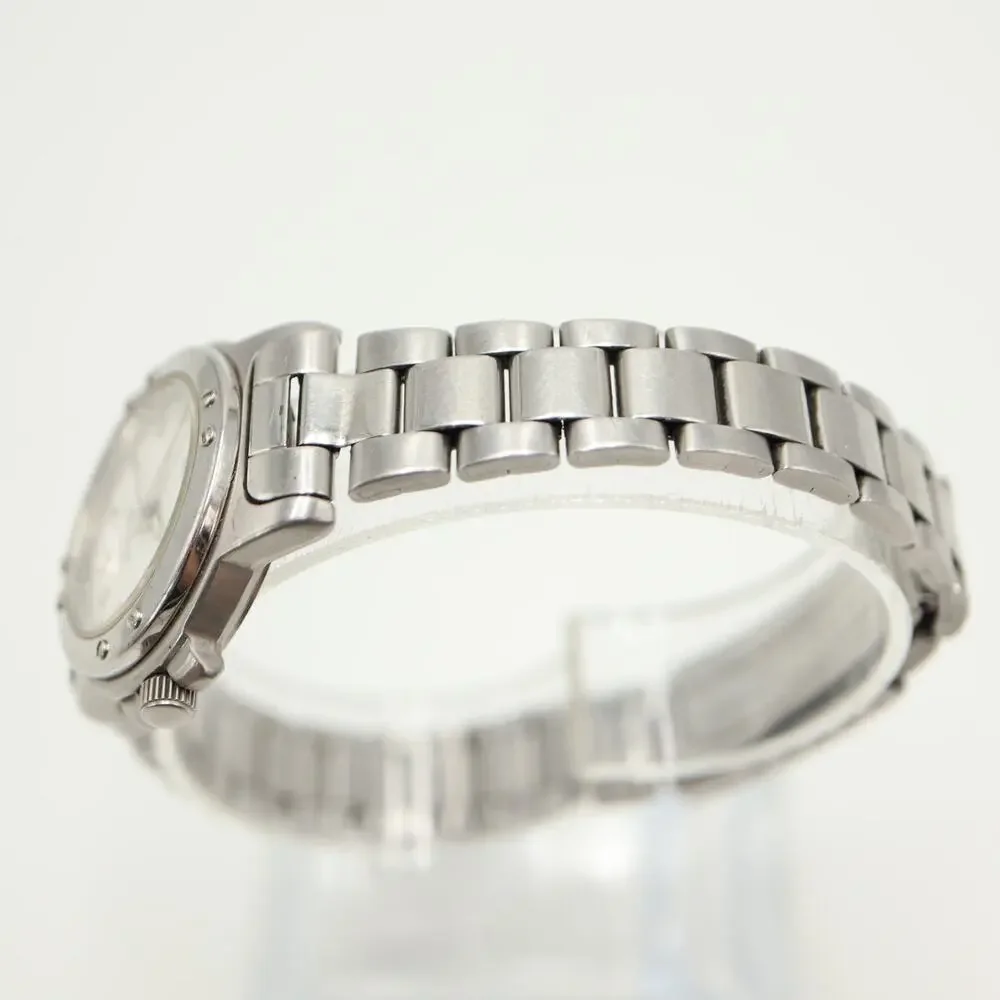 Armitron Silver Tone Durasteel Womens 28mm Watch Date Bracelet w New Battery